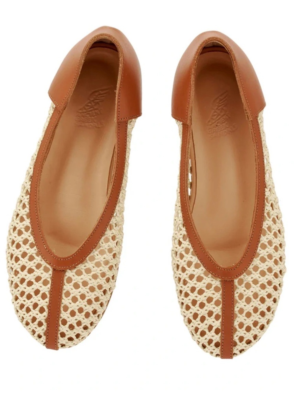Ancient Greek Sandals Aeropi Ballet Flat in Natural